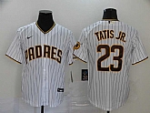 Padres 23 Fernando Tatis Jr. White Nike 2020 Cool Base Jersey,baseball caps,new era cap wholesale,wholesale hats